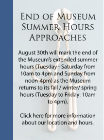 Museum Hours Banner